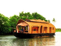 A Traditional Kerala Houseboat on the Backwaters